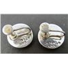Image 2 : VINTAGE PAIR OF TWIST BACK SIAM EARRINGS