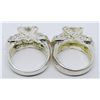 Image 3 : 2-STERLNG FASHION BLING RINGS WITH