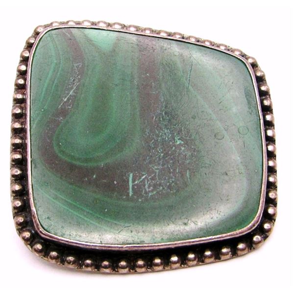 LARGE! SOUTHWESTERN STERLING PENDANT WITH