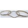Image 1 : 3-MEXICO STERLING BANGLES WITH ENGRAVED