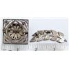 Image 2 : 2-VINTAGE STERLING BROOCHES: (1)MEXICO LEAF
