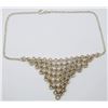 Image 3 : STERLING CIRCULAR LINKED NECKLACE WITH