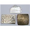 Image 1 : 3-VINTAGE STERLING BROOCHES WITH ENGRAVED