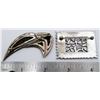 Image 2 : 2-VINTAGE STERLING MARCASITE BROOCHES