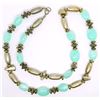 Image 2 : CHUNKY STERLING & JADITE NECKLACE