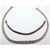 Image 1 : SET! ITALY STERLING CHEVRON NECKLACE WITH