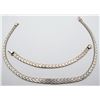 Image 3 : SET! ITALY STERLING CHEVRON NECKLACE WITH