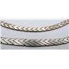 Image 4 : SET! ITALY STERLING CHEVRON NECKLACE WITH