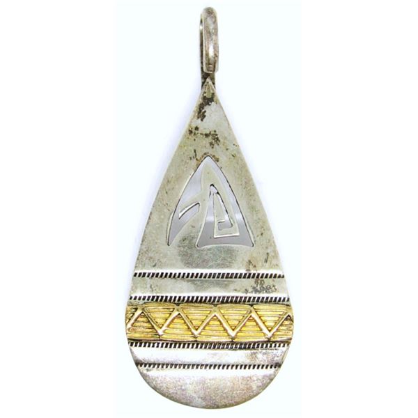 TC CASE & CO 925/14K SOUTHWESTERN PENDANT