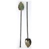 Image 2 : 8-STERLING JAPANESE ICE TEA JULEP STIRRING SPOONS