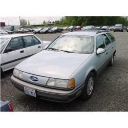 89 FORD TAURUS LX S/W EXMT.                                           