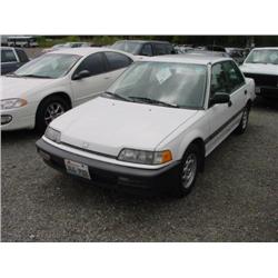 91 HONDA CIVIC 5SPD 4DR EXMT.                                         