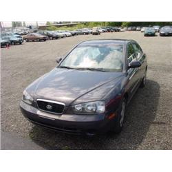 01 HYUNDAI ELANTRA 4DR REBUILT TITLE 31,606 ACTUAL                    