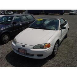 *97 TOYOTA PASEO 2DR CONVERT 48,454 ACTUAL                            