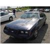 Image 1 : 83 FORD MUSTANG GLX 2DR EXMT.                                         