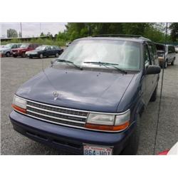 94 PLYMOUTH VOYAGER VAN EXMT.                                         