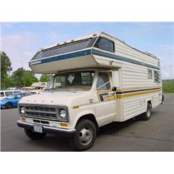 77 COACHMAN 22' CLASSIC MOTOR HOME VAN EXMT.                          