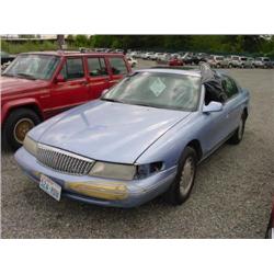 95 LINCOLN CONTINENTAL 4DR 130,026 ACTUAL                             