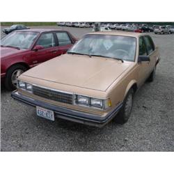 86 CHEVROLET CELEBRITY 4DR EXMT.                                      