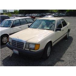 87 MERCEDES 3000 4DR WASHINGTON ASSIGNED VIN EXMT.                    