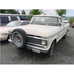 74 FORD F100 P/U EXMT.                                                