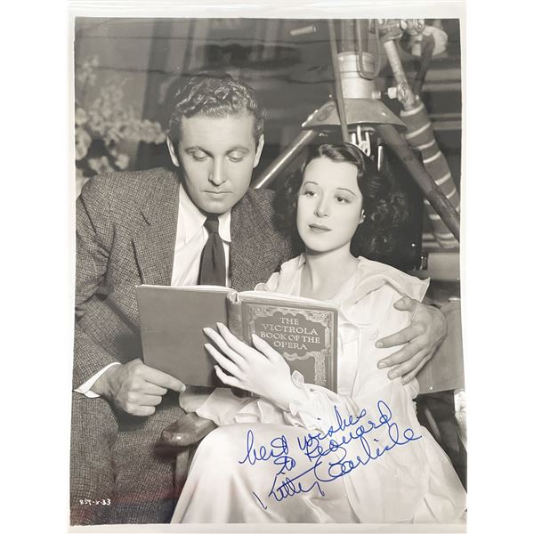 Kitty Carlisle signed photo