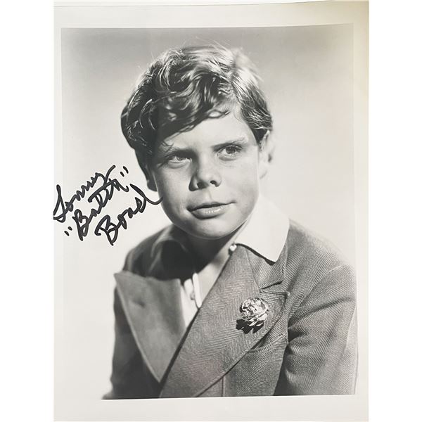 Our Gang Tommy Bond signed photo