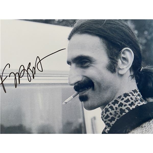 Frank Zappa signed photo