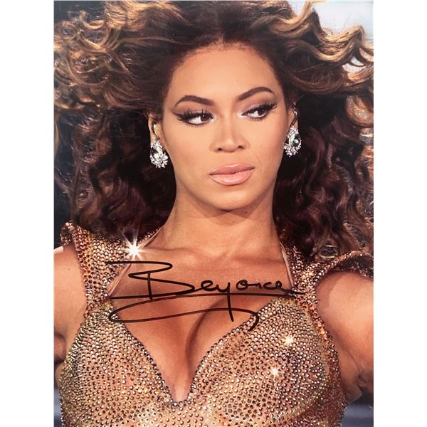 Beyonce signed photo