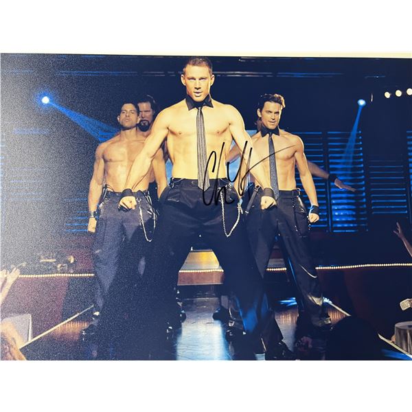 Magic Mike Channing Tatum signed movie photo