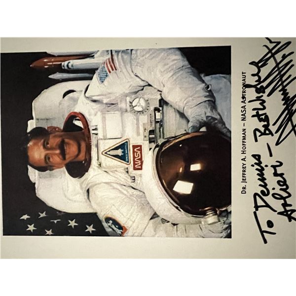 NASA Astronaut Dr. Jeffrey A. Hoffman signed photo