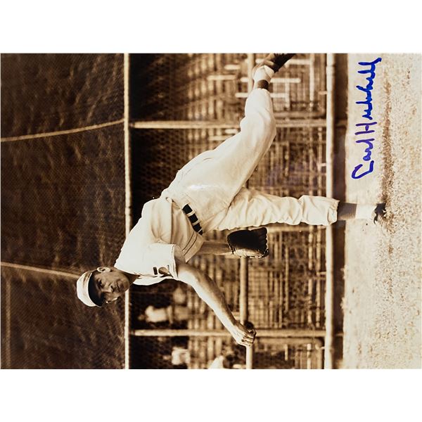 Carl Hubbell signed photo