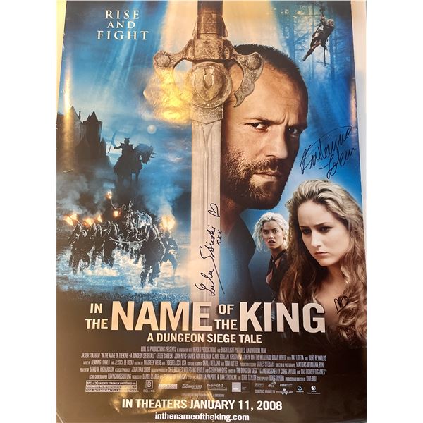 In the Name of the King: A Dungeon Siege Tale signed movie poster