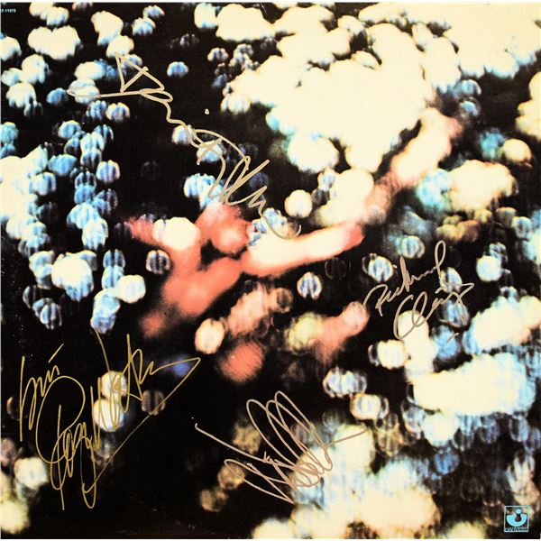 Pink Floyd Obscured By Clouds signed album