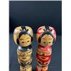 Image 2 : Vintage Wooden Creative Japanese Kokeshi Dolls approx 9.5" T