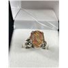 Image 2 : Vintage .925 Silver Ring with Opalescent Stone