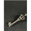 Image 2 : .925 Silver Key Pendant. 2" Long