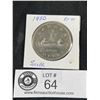 Image 1 : 1950 Canadian Silver Dollar Coin In Holder