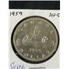 Image 2 : 1959 Canadian Silver Dollar Coin In Holder