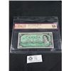 Image 1 : Bank Of Canada 1967 One Dollar Bank Note In Holder