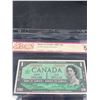 Image 2 : Bank Of Canada 1967 One Dollar Bank Note In Holder