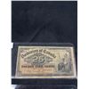 Image 2 : Dominion Of Canada 1900 & 1923,  25 Cent "Shinplaster" In Holder