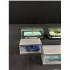 Image 2 : 5 Collector Die Cast Cars w/Display Cases