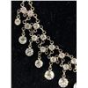 Image 2 : Very Old Delicate Rhinestone Necklace, Very Well Done, 19"