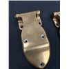 Image 2 : Pair Of Antique Bronze Door Hinges (Super Quality)