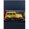 Image 2 : Premier Edition 1940 Ford Replica Die Cast Metal 1:18 Scale Yellow Taxi