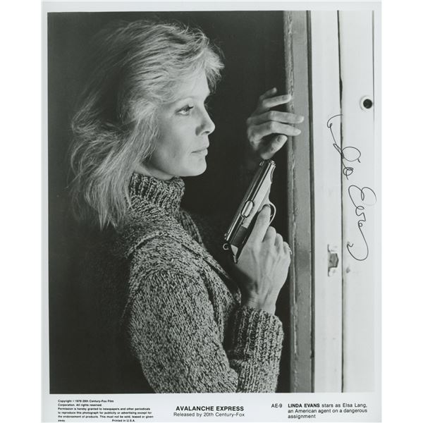 Linda Evans signed photo