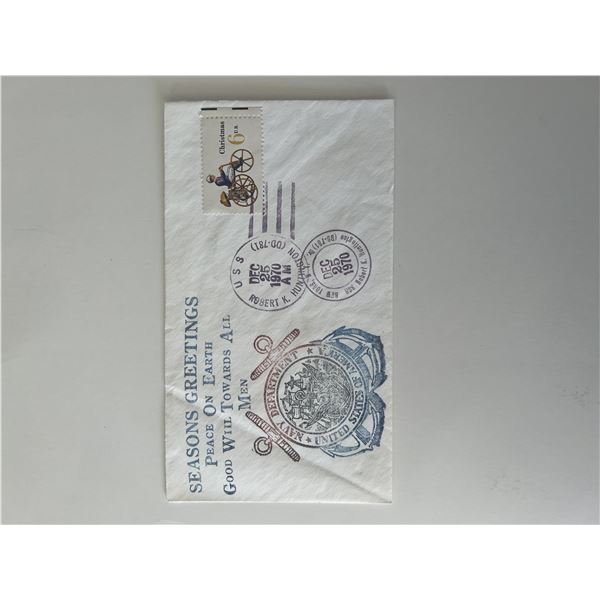 USS Robert K. Huntington commemorative cover