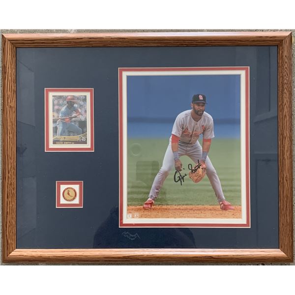 Ozzie Smith signed photo