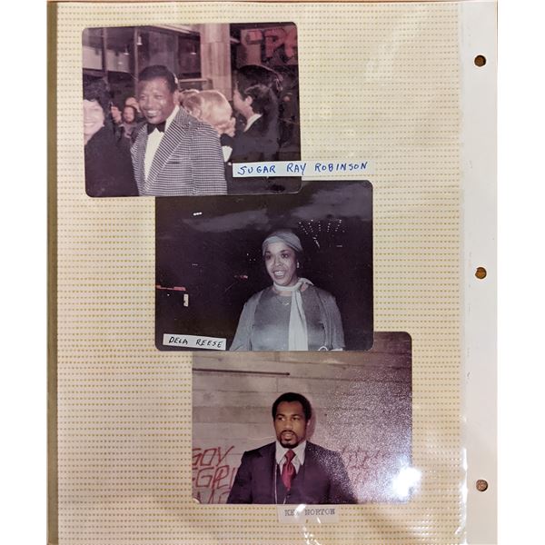 Sugar Ray Robinson, Della Reese and Ken Norton Original Photos